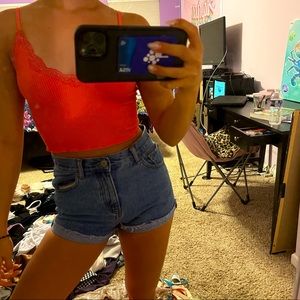 brandy melville high waisted shorts
